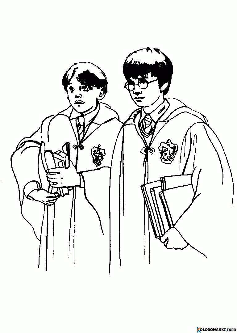 Kolorowanki Harry Potter Do Druku Pobierz Lub Wydrukuj Za Kolorowanki