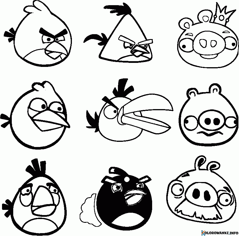 1683640658 534 Kolorowanki Angry Birds do druku