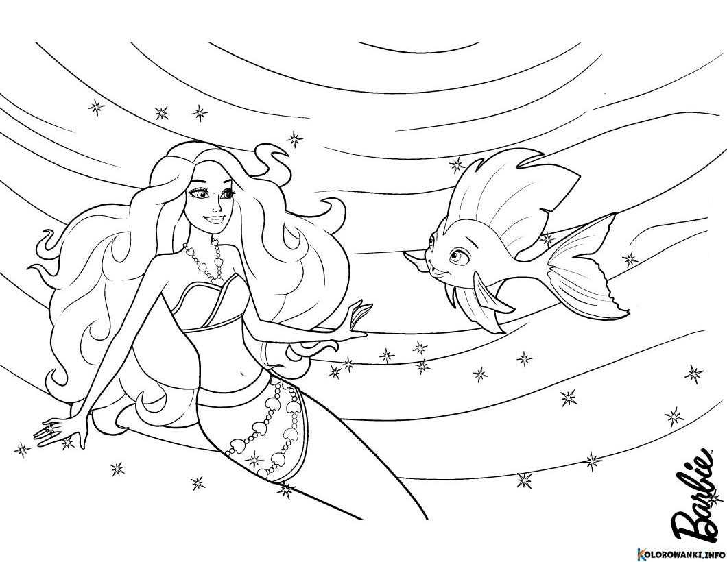 1683679988 194 Kolorowanki Barbie Syrenka do druku Pobierz lub wydrukuj za
