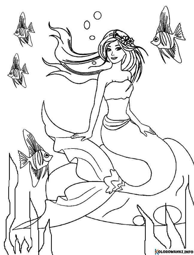 1683679988 81 Kolorowanki Barbie Syrenka do druku Pobierz lub wydrukuj za