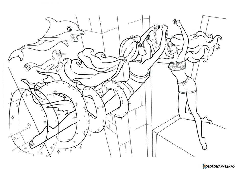 1683679988 997 Kolorowanki Barbie Syrenka do druku Pobierz lub wydrukuj za