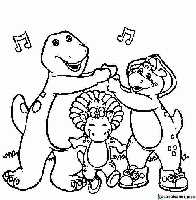 1683683750 268 Kolorowanki Barney do druku Pobierz lub wydrukuj za darmo