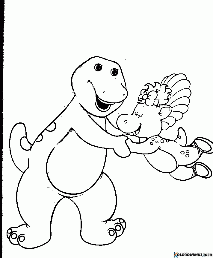 1683683750 904 Kolorowanki Barney do druku Pobierz lub wydrukuj za darmo