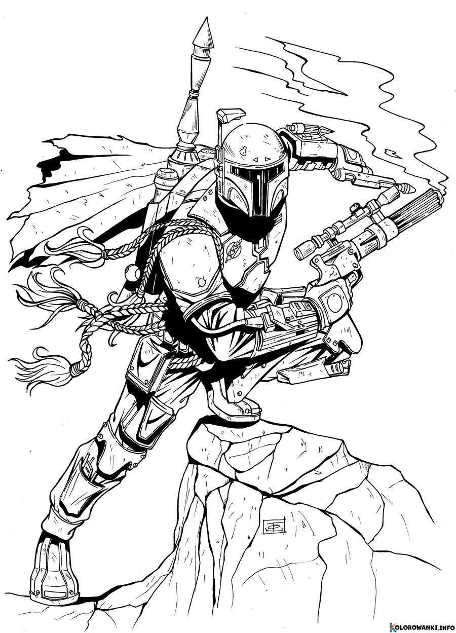 1683728359 916 Kolorowanki Boba Fett do druku Pobierz lub wydrukuj za