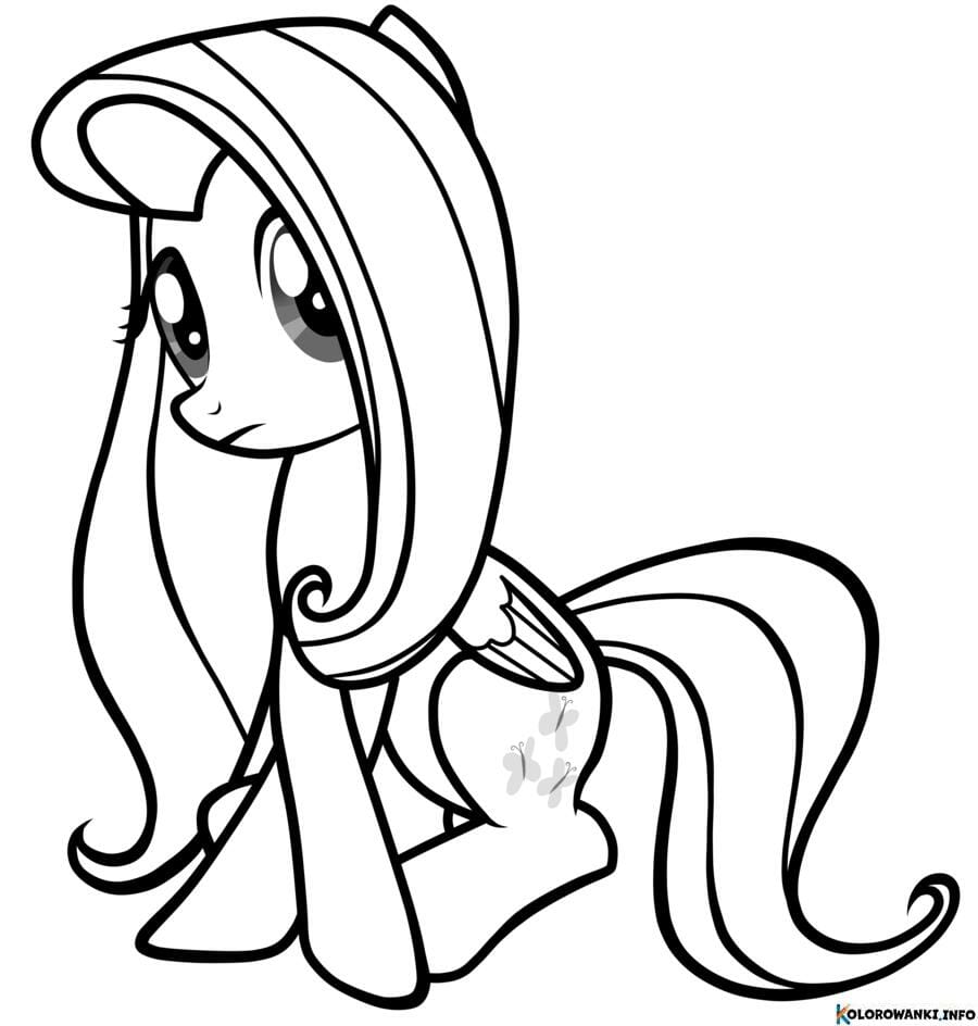 1683882020 631 Kolorowanki Fluttershy do druku Pobierz lub wydrukuj za darmo