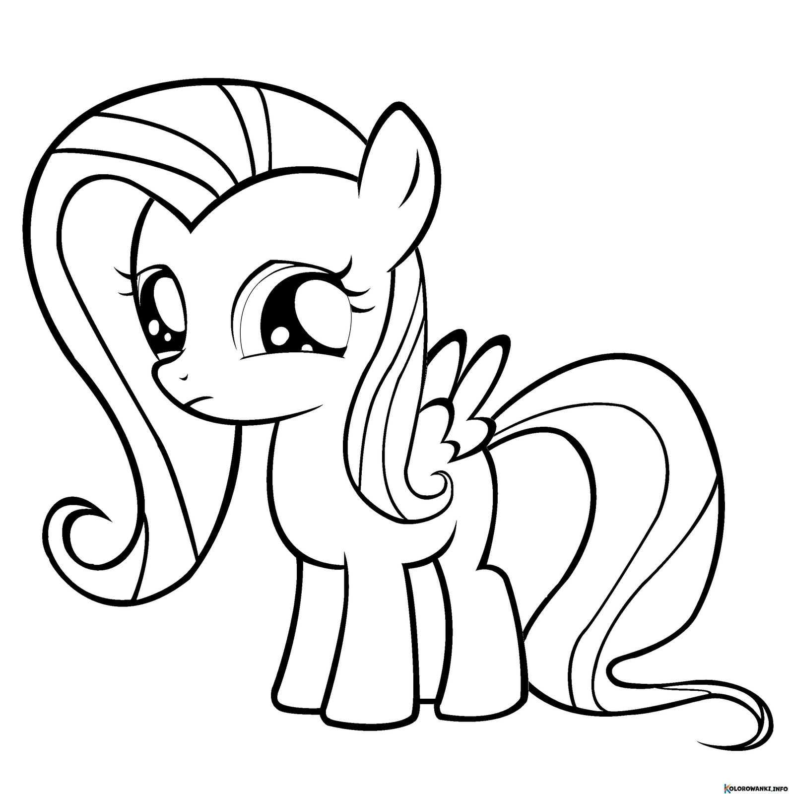 1683882021 513 Kolorowanki Fluttershy do druku Pobierz lub wydrukuj za darmo