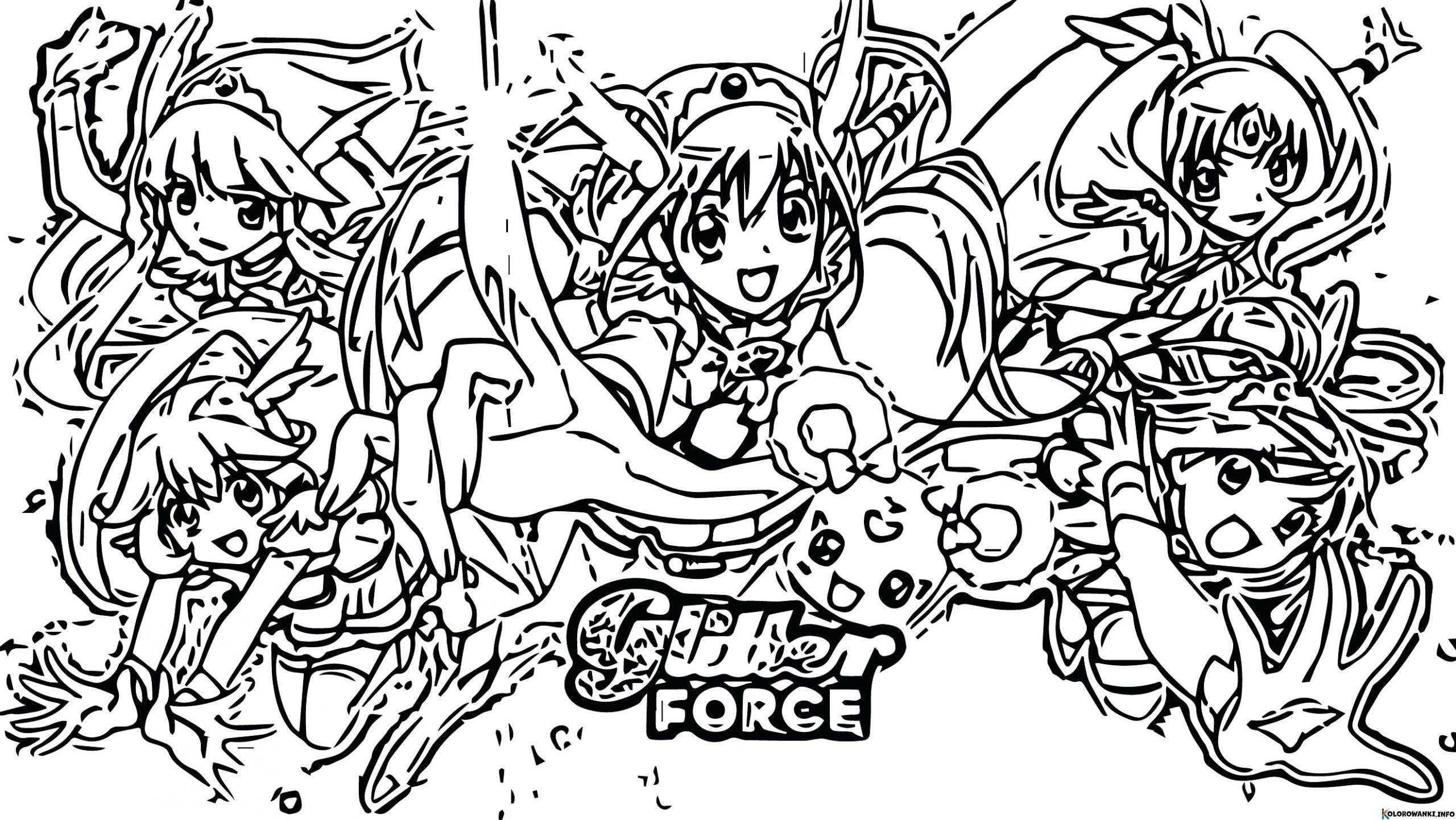 1683901515 152 Kolorowanki Glitter Force do druku Pobierz lub wydrukuj za