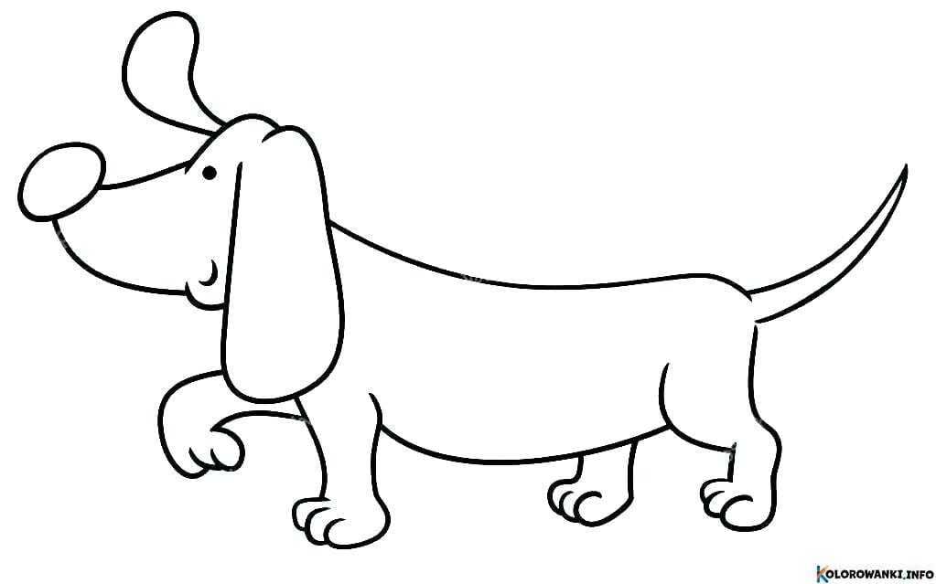 1683987268 847 Kolorowanki Jamniki do druku Pobierz lub wydrukuj za darmo