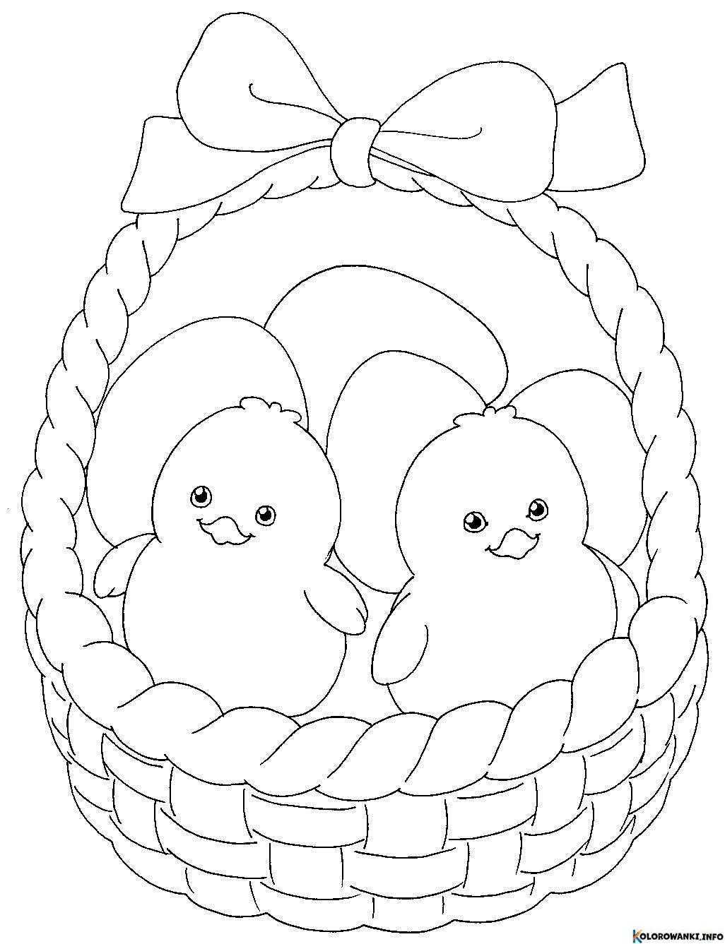 1684067377 667 Kolorowanki Koszyczki Wielkanocne do druku Pobierz lub wydrukuj za