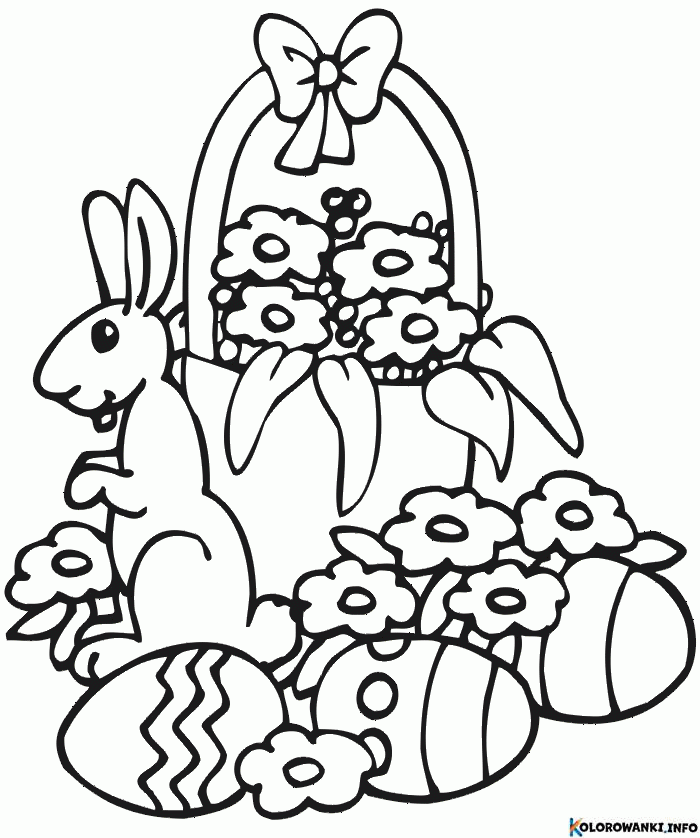 1684067378 857 Kolorowanki Koszyczki Wielkanocne do druku Pobierz lub wydrukuj za