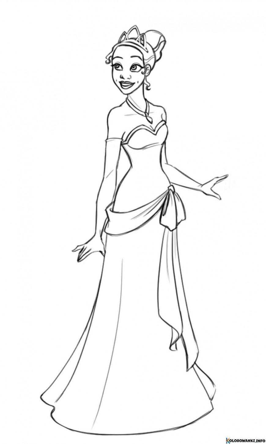 1684117196 622 Kolorowanki Ksiezniczka Tiana do druku Pobierz lub wydrukuj za