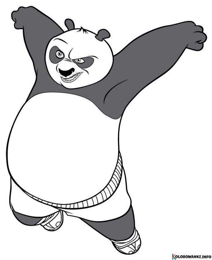 1684132204 74 Kolorowanki Kung Fu Panda do druku Pobierz lub wydrukuj