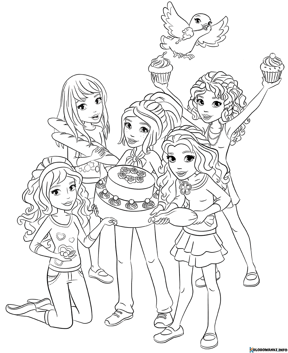 1684171935 385 Kolorowanki Lego Friends do druku Pobierz lub wydrukuj za