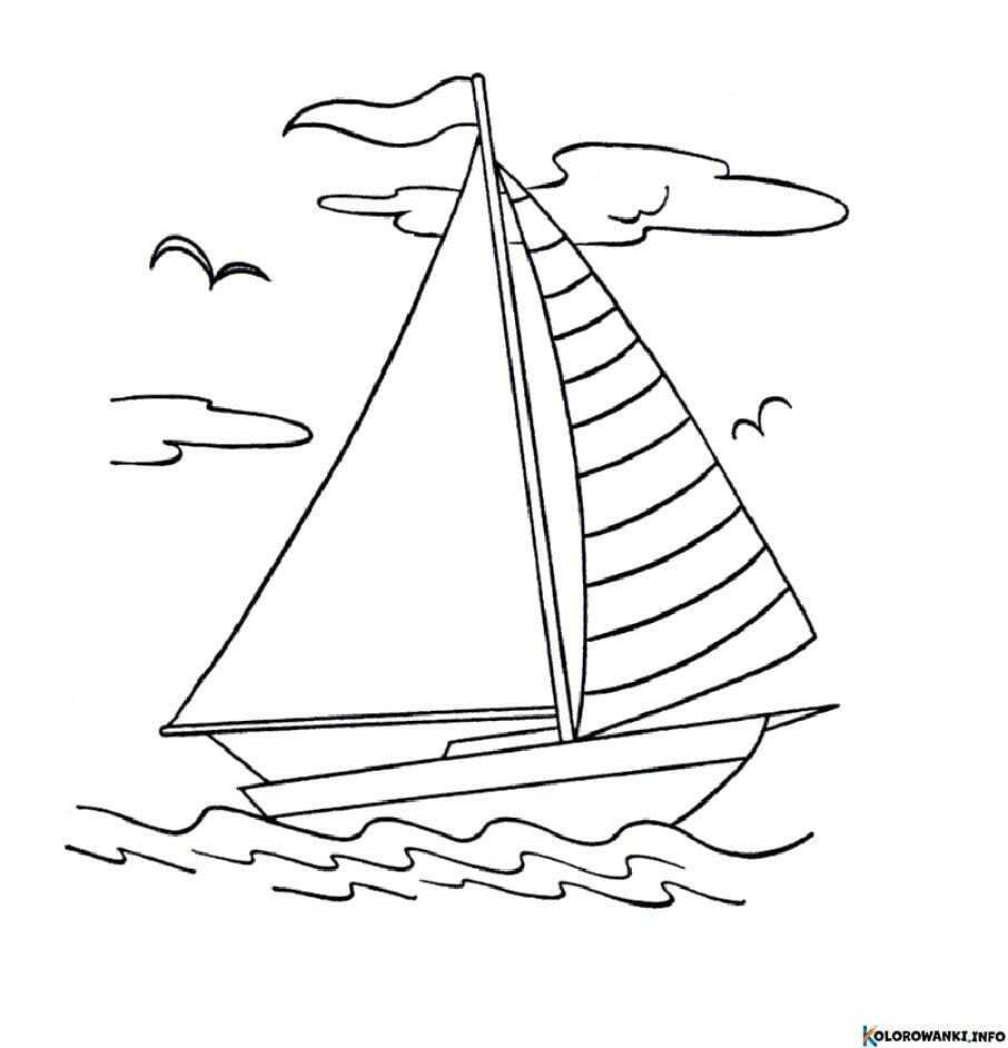 1684198736 44 Kolorowanki Lodka do druku Pobierz lub wydrukuj za darmo