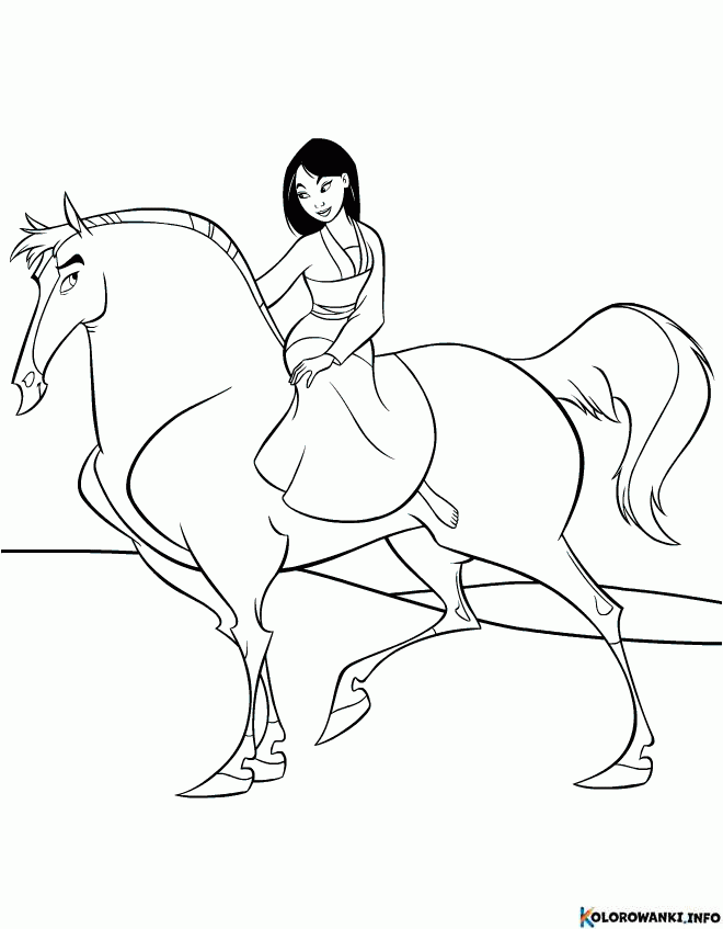 1684298941 319 Kolorowanki Mulan do druku Pobierz lub wydrukuj za darmo
