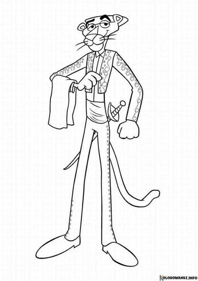 1684523924 781 Kolorowanki Rozowa Pantera do druku Pobierz lub wydrukuj za