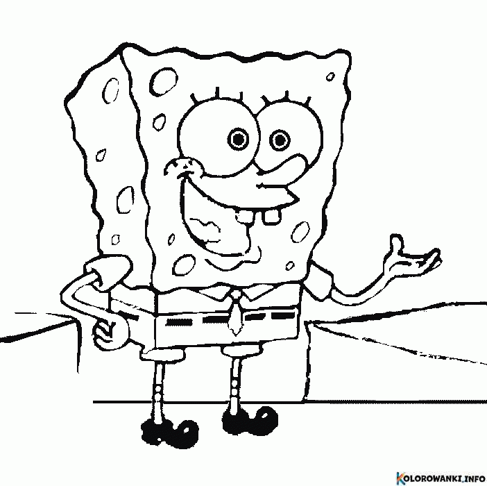 1684604964 386 Kolorowanki SpongeBob Kanciastoporty do druku Pobierz lub wydrukuj za