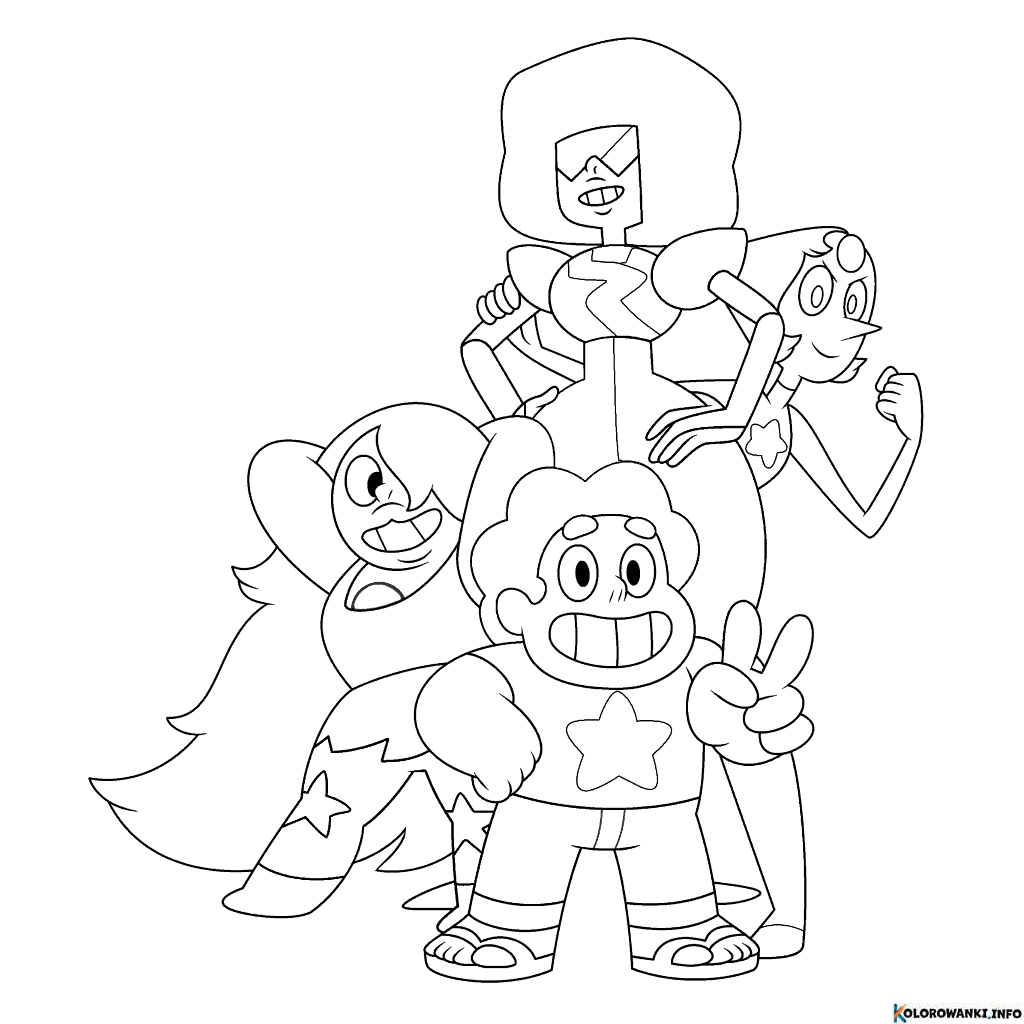 1684616144 902 Kolorowanki Steven Universe do druku Pobierz lub wydrukuj za