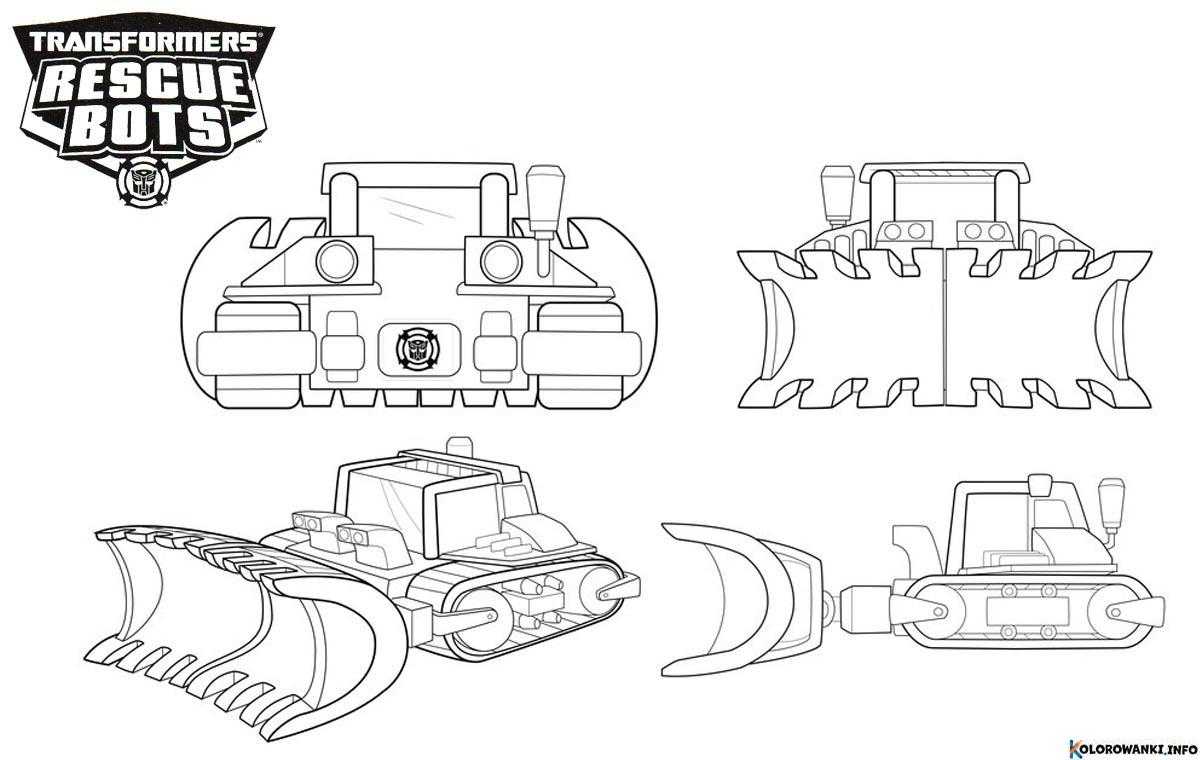 Kolorowanki Transformers Rescue Bots Do Druku Pobierz Lub Wydrukuj