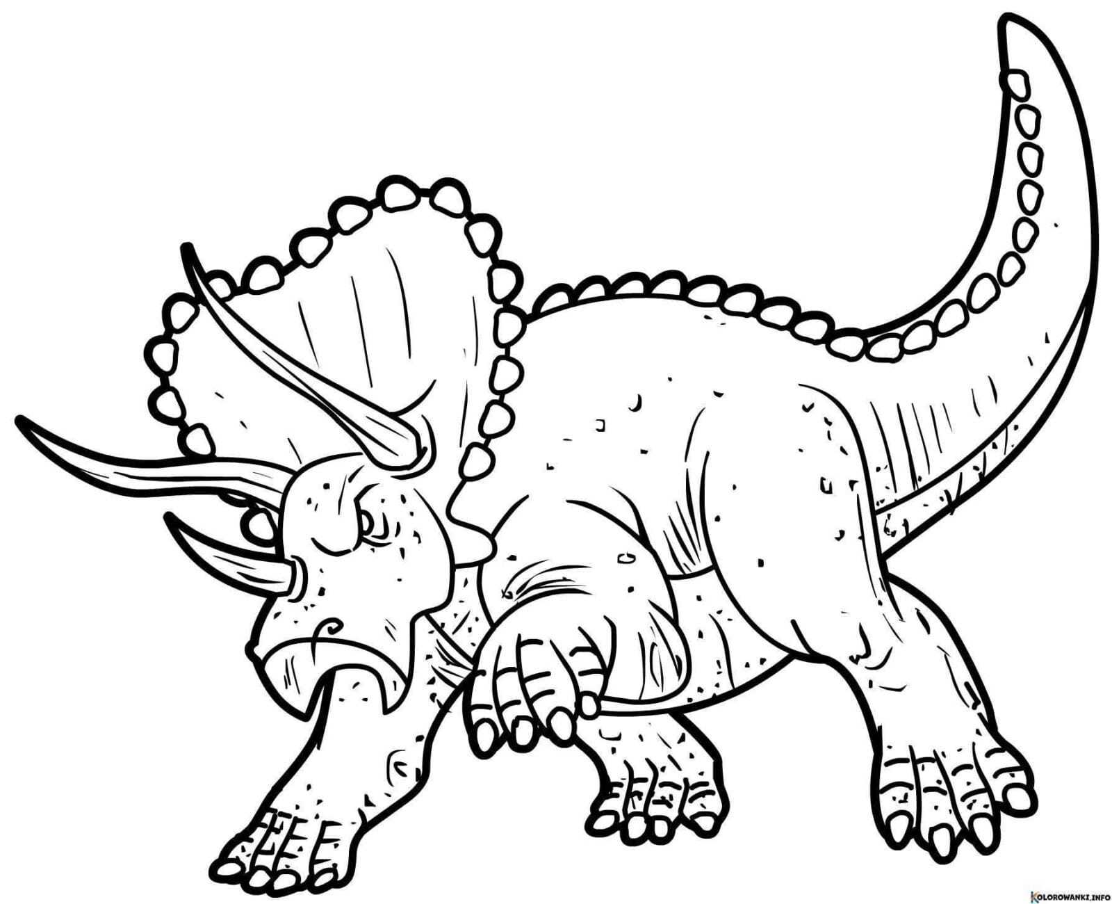 1684810710 520 Kolorowanki Triceratops do druku Pobierz lub wydrukuj za darmo