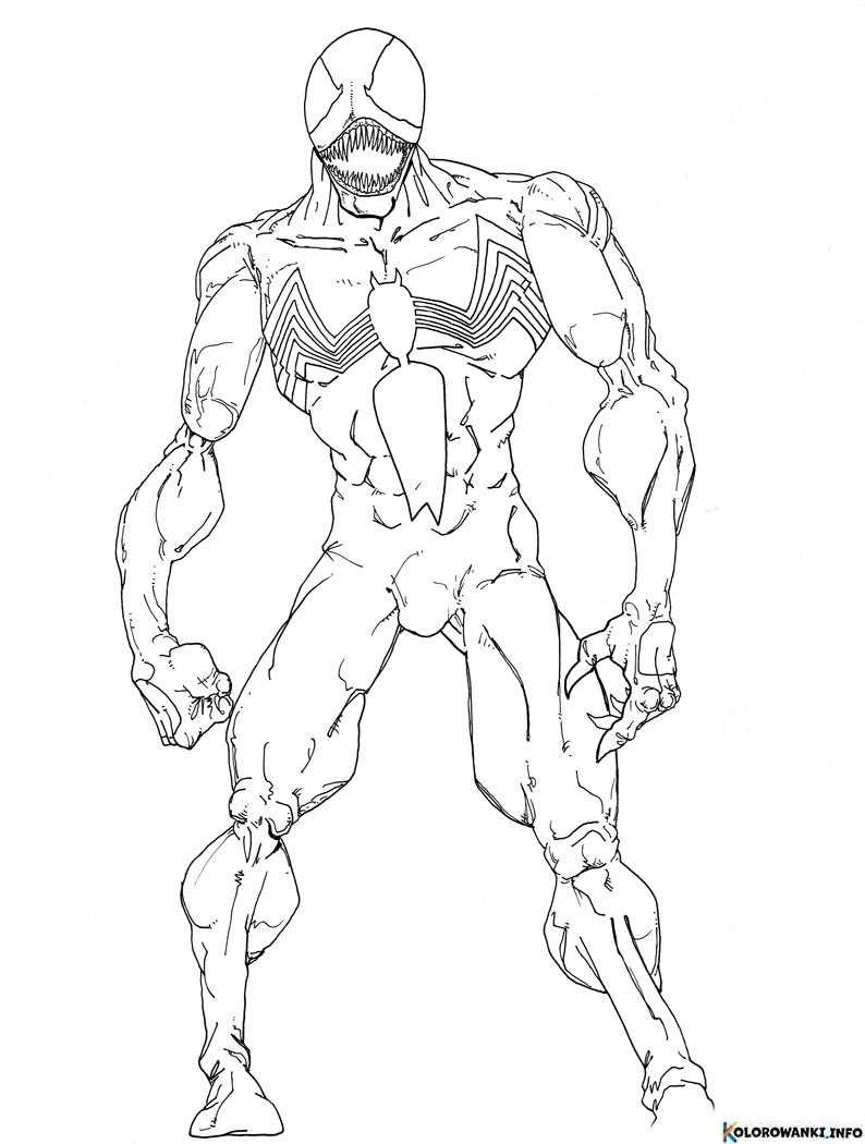 1684844383 729 Kolorowanki Venom do druku Pobierz lub wydrukuj za darmo