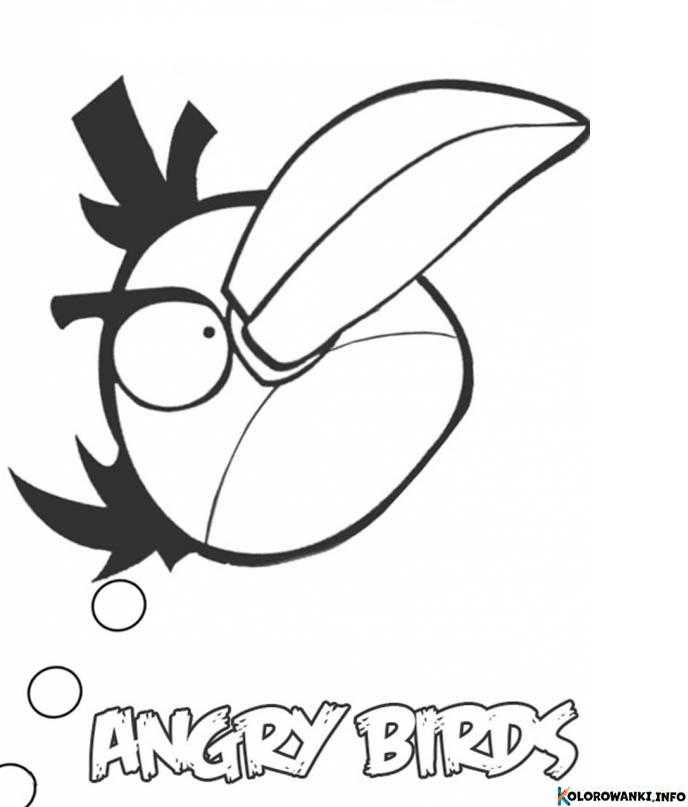Kolorowanki Angry Birds do druku