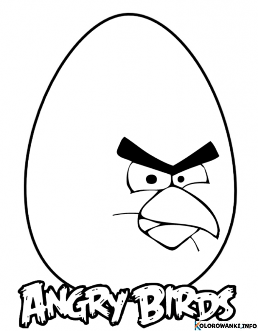 Kolorowanki Angry Birds do druku
