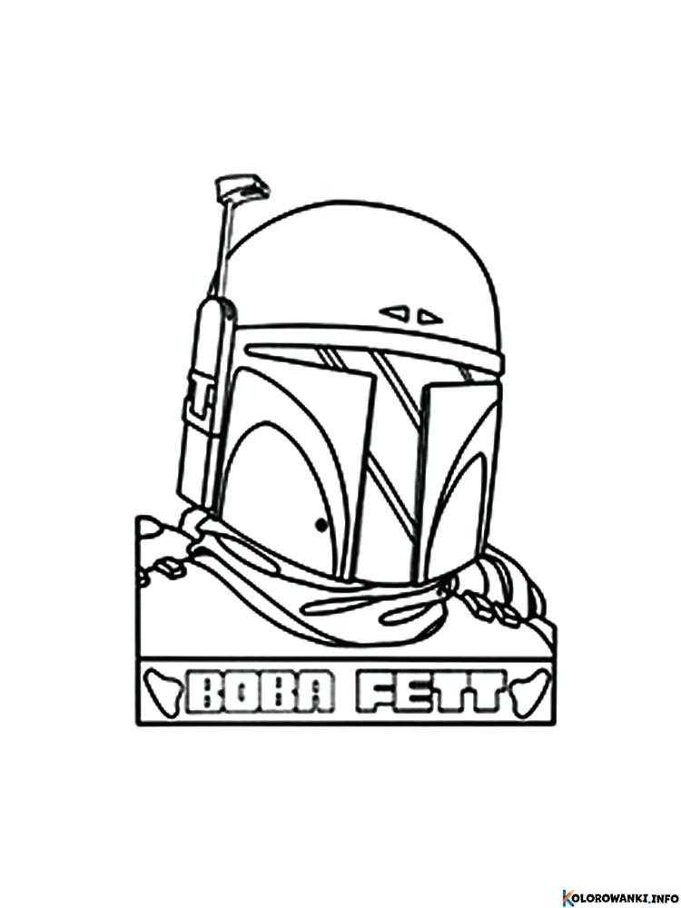 Kolorowanki Boba Fett do druku Pobierz lub wydrukuj za
