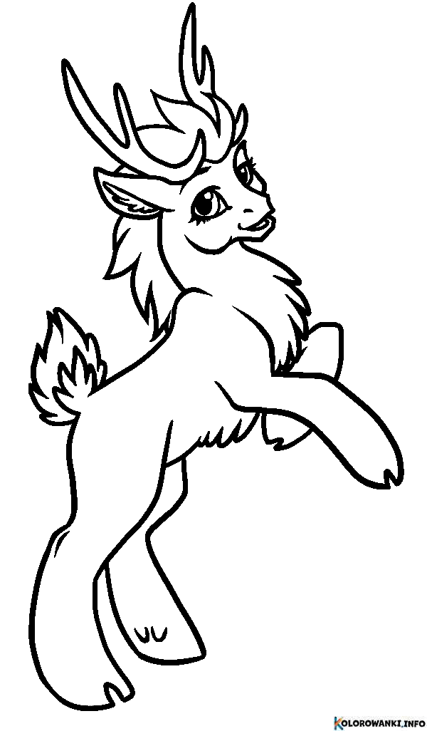 Kolorowanki Renifery do druku Pobierz lub wydrukuj za darmo