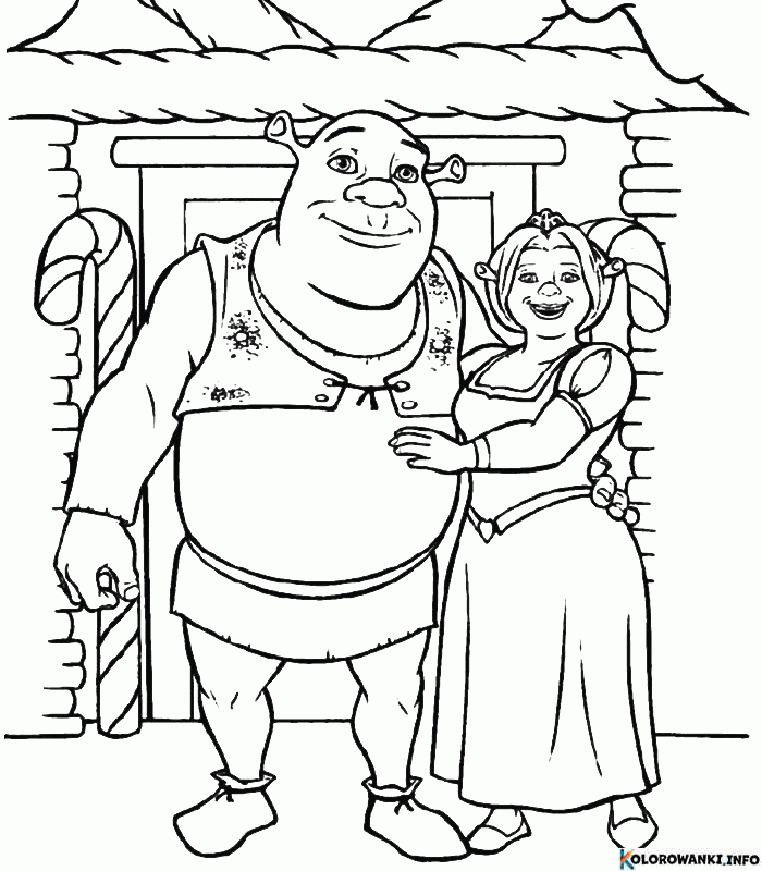 Kolorowanki Shrek do druku Pobierz lub wydrukuj za darmo 1