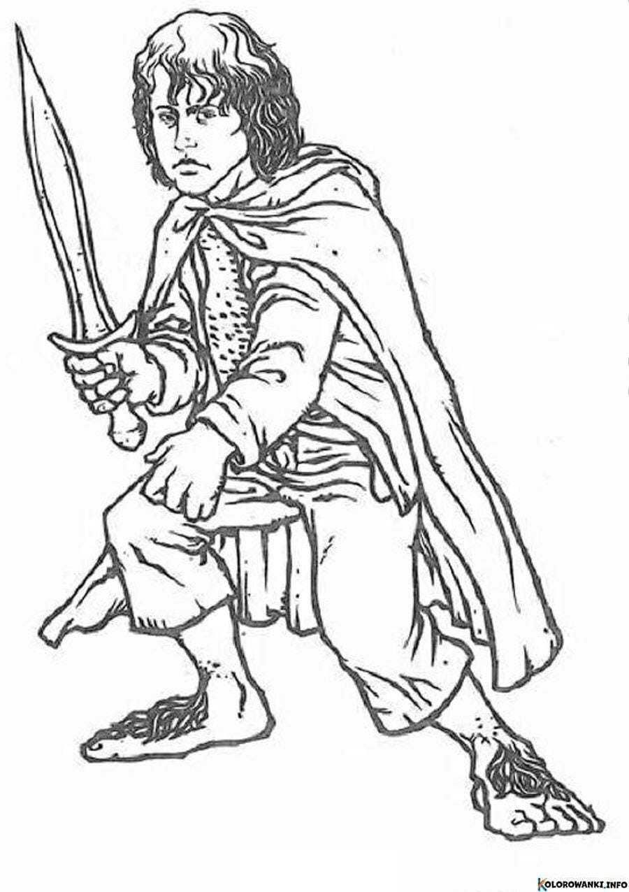 Kolorowanki Wladca Pierscieni do druku Pobierz lub wydrukuj za