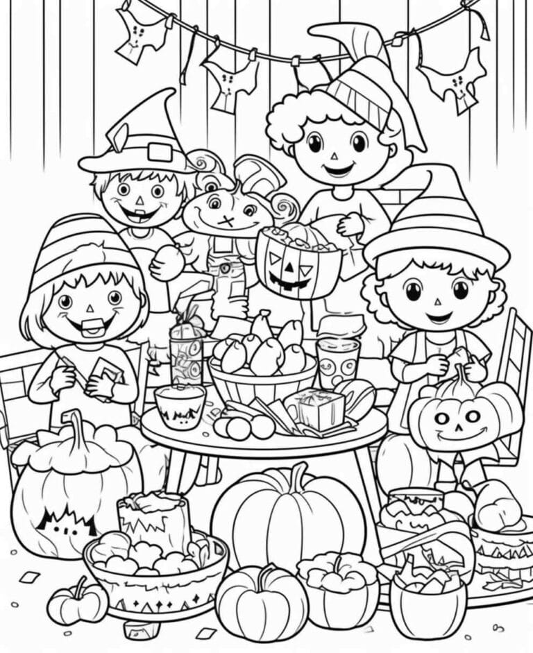 Kolorowanki Halloween Do Druku | Pobierz Lub Wydrukuj Za Darmo ...