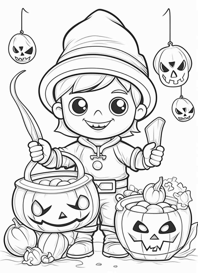 Kolorowanki Halloween Do Druku | Pobierz Lub Wydrukuj Za Darmo ...