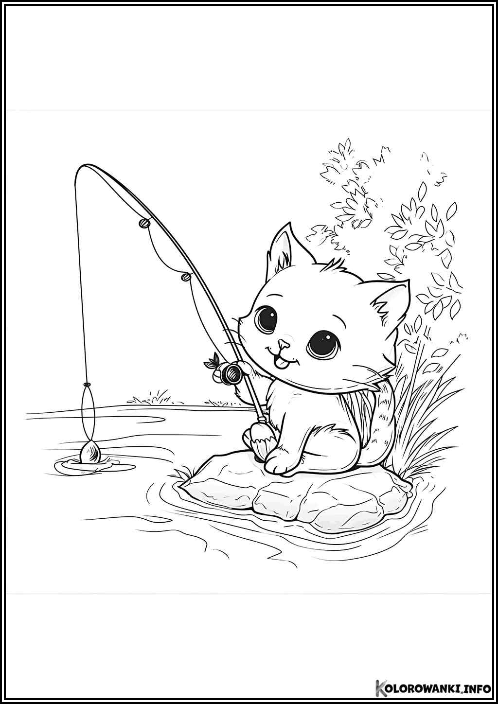 Kot łowiący ryby