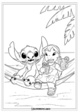 Kolorowanki Lilo i Stitch do druku | Pobierz lub wydrukuj za darmo