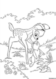 Kolorowanki  Bambi do druku | Pobierz lub wydrukuj za darmo