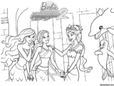 Kolorowanki  Barbie Syrenka do druku | Pobierz lub wydrukuj za darmo