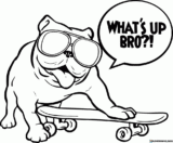 Kolorowanki  Bulldog do druku | Pobierz lub wydrukuj za darmo