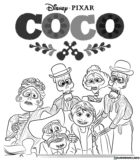 Kolorowanki Coco do druku | Pobierz lub wydrukuj za darmo