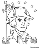 Kolorowanki George Washington do druku | Pobierz lub wydrukuj za darmo