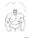 Kolorowanki Hulk do druku | Pobierz lub wydrukuj za darmo