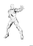 Kolorowanki Iron Man do druku | Pobierz lub wydrukuj za darmo