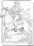 Kolorowanki  Kowboy do druku | Pobierz lub wydrukuj za darmo