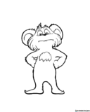 Kolorowanki Lorax do druku | Pobierz lub wydrukuj za darmo