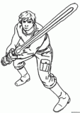 Kolorowanki Luke Skywalker do druku | Pobierz lub wydrukuj za darmo