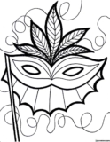 Kolorowanki Mardi Gras do druku | Pobierz lub wydrukuj za darmo
