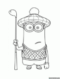 Kolorowanki Minionki do druku | Pobierz lub wydrukuj za darmo
