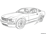 Kolorowanki Mustang do druku | Pobierz lub wydrukuj za darmo