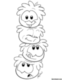 Kolorowanki Puffle do druku | Pobierz lub wydrukuj za darmo