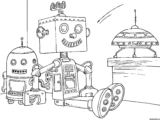 Kolorowanki Roboty do druku | Pobierz lub wydrukuj za darmo
